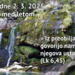 Nedeljska misel – 2.3.2025